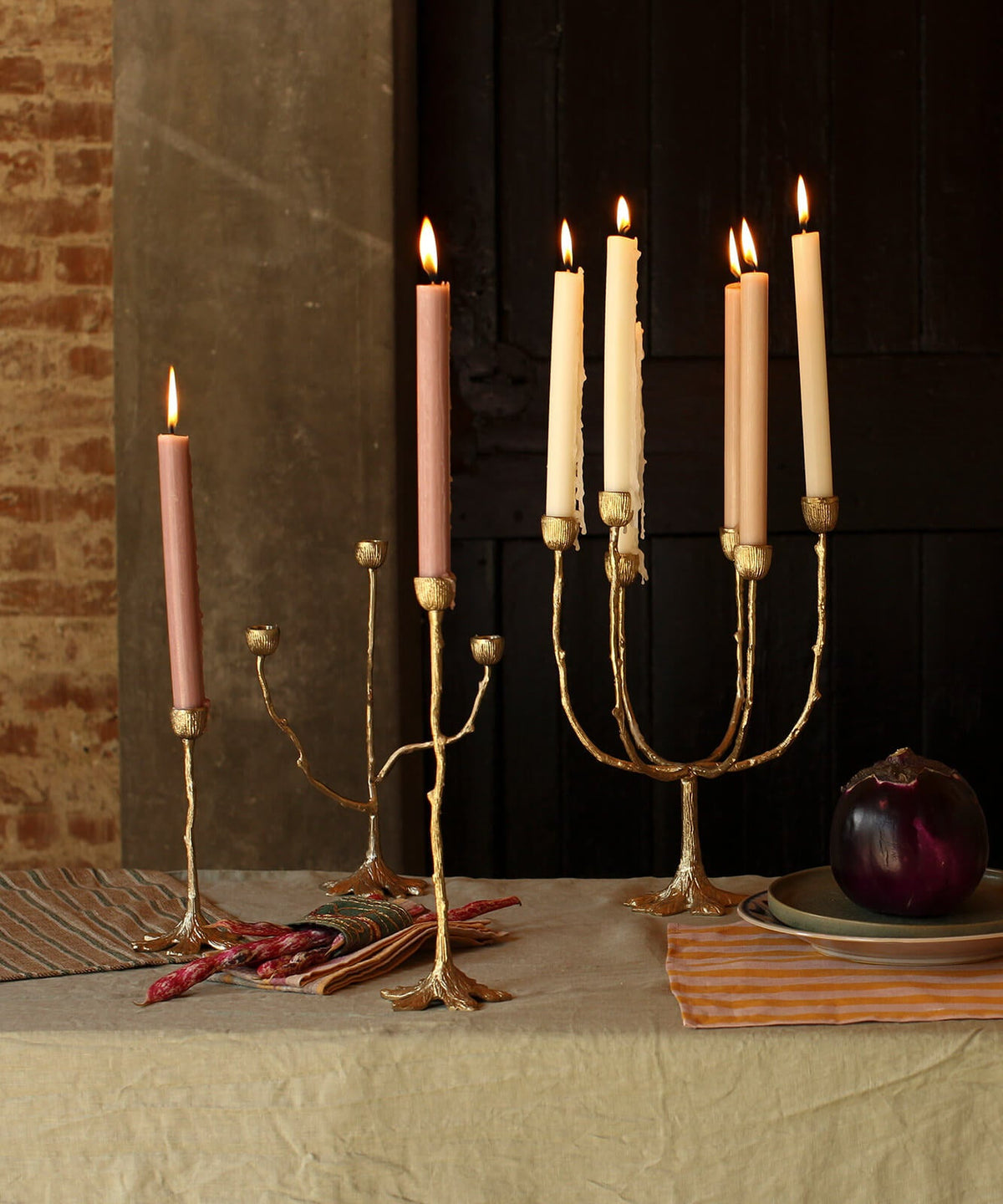 Misty Tree Candle Holder