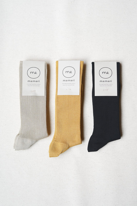 Memeri - Giza Cotton Ribbed Socks