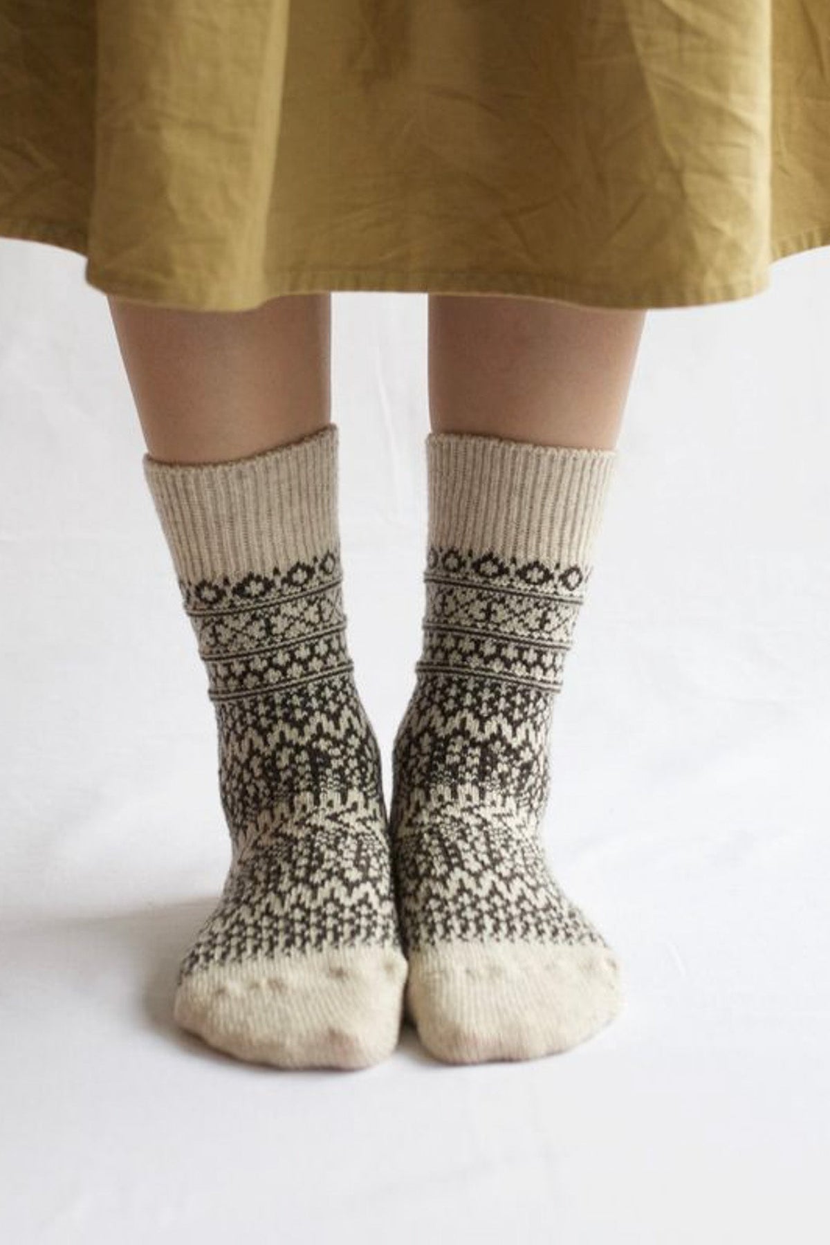 Nishiguchi Kutsushita - Oslo Jacquard Wool Socks
