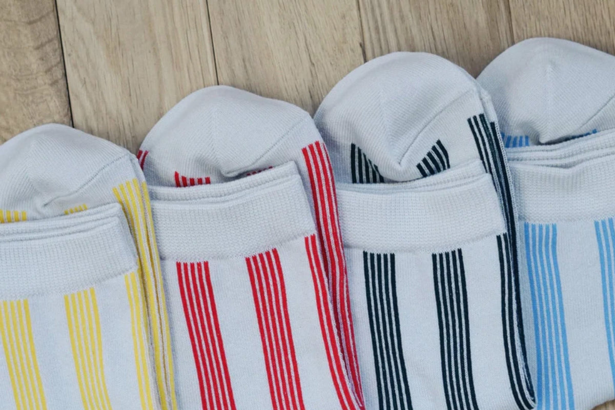 Memeri - Supima Cotton Striped Socks