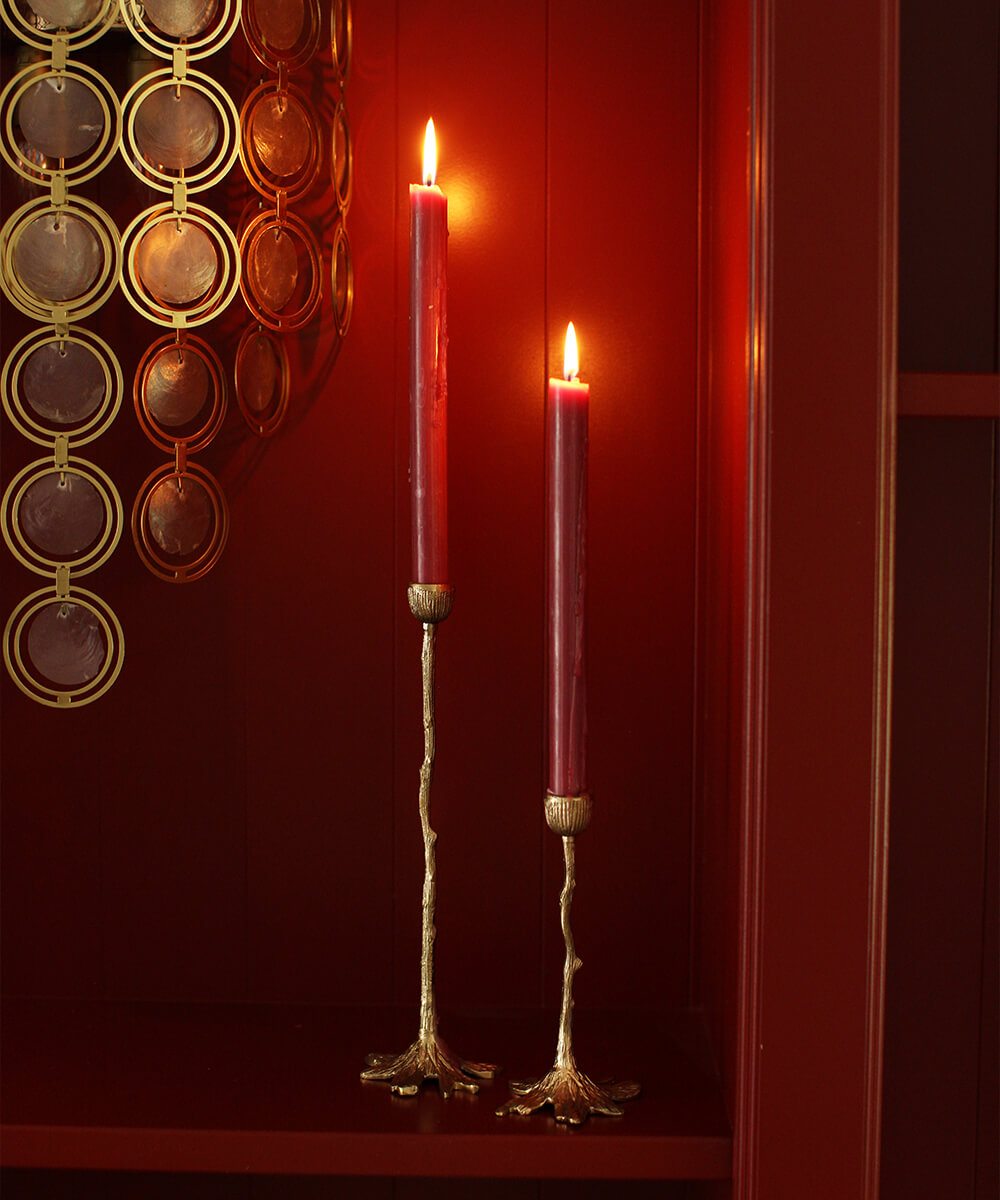 Misty Tree Candle Holder
